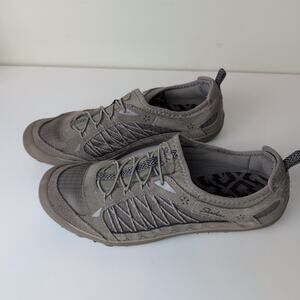 Skechers Women's Relaxed Air Cooled Memory Foam Sneaker - Taupe Slip On Shoe